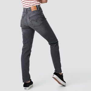 Levi’s 501 skinny dark grey jeans
